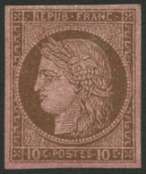 N°18 10c Brun S/rose - TB - Other & Unclassified