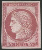N°21 50c Rose, Signé Calves - TB - Other & Unclassified