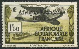 N°1F50 Noir Et Jaune Olive, (sans Cédille Au C) RARE - TB - Andere & Zonder Classificatie