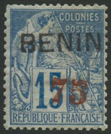 N°16 75 Sur 15c Bleu - TB - Cartas & Documentos