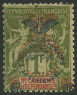 N°80b 1F Olive ( Surcharge Rouge Et Bleue) - TB - Autres & Non Classés