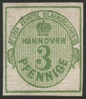 N°15 3pf Vert-jaune - TB - Hanovre