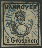 N°16 1/2g Noir - TB - Hanover