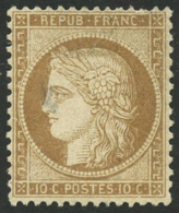 N°36 10c Bistre, Signé JF Brun - TB - Andere & Zonder Classificatie