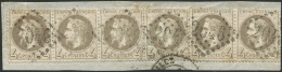 N°27 4c Gris, Bande De 4 + Paire S/fragment GC 2046 - TB - Otros & Sin Clasificación