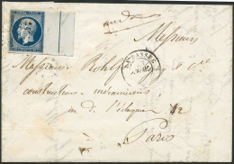 N°14Aj 20c Bleu, Filet D'encadrement S/lettre De La Bassée - TB - Andere & Zonder Classificatie