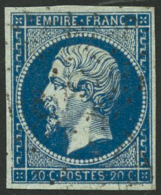 N°14Ad 20c Bleu S/vert, Type I - TB - Andere & Zonder Classificatie