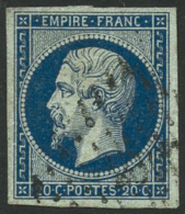 N°14Ad 20c Bleu S/vert, Type I Signé Roumet - TB - Andere & Zonder Classificatie