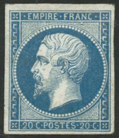 N°14A 20c Bleu, Type I - TB - Autres & Non Classés