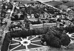 59-FOURMIES- VUE AERIENNE , LE SQUARE ET L'ECOLE VICTOR HUGO - Fourmies