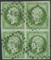 N°12 5c Vert, Bloc De 4 - TB - Other & Unclassified