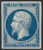 N°10c 25c Bleu, Réimp - TB - Otros & Sin Clasificación