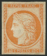 N°5g 40c Orange Réimp - TB - 1849-1850 Cérès