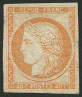 N°5g 40c Orange Réimp - TB - 1849-1850 Cérès