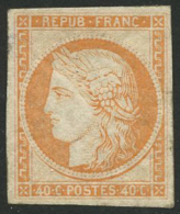 N°5g 40c Orange Réimp - TB - 1849-1850 Ceres