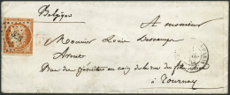 N°5 40c Orange S/lettre Courte à Droite - B - 1849-1850 Cérès