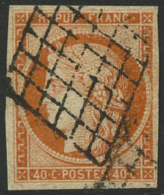 N°5 40c Orange - B - 1849-1850 Cérès