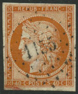 N°5 40c Orange - TB - 1849-1850 Cérès