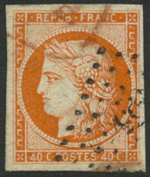 N°5 40c Orange - TB - 1849-1850 Cérès