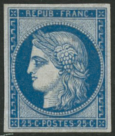 N°4d 25c Bleu Réimp - TB - 1849-1850 Cérès