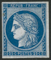 N°4d 25c Bleu Réimp - TB - 1849-1850 Cérès