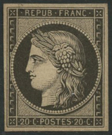 N°3F 20c Noir Réimp - TB - 1849-1850 Cérès