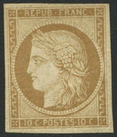 N°1F 10c Bistre, Réimp - TB - 1849-1850 Cérès