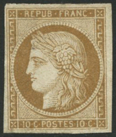 N°1F 10c Bistre, Réimp - TB - 1849-1850 Cérès