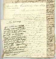 CHOLET - Liasse De Trois Documents 16 Pp. 1830 - Manuskripte