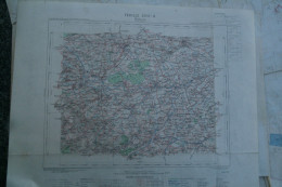 62- BETHUNE- CARTE GEOGRAPHIQUE 1891-MERVILLE- ANNEZIN- WITTES- LILLERS-LAMBRES- HAZEBROUCK-STRAZEELE- BERQUIN- BAILLEUL - Carte Geographique