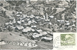 Tschiertschen - Dorf Mit Blick übers Tal Nach St.Peter           1951 - Tschiertschen