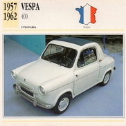Auto Da Collezione  "Vespa  1957  400"  (Francia) - Moteurs