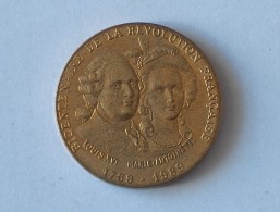 Monnaie De Paris Bicentenaire Revolution Francaise Louis XVI Et Marie Antoinette - Royaux / De Noblesse