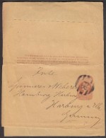 Great Britain F 8 / NEWSPAPERS WRAPPER / Sent To Germany / Half Penny Postal Stationery - Brieven En Documenten