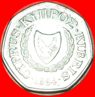 § HEPTAGON~ABDUCTION OF EUROPA ★ CYPRUS 50 CENTS 1994!  LOW START ★ NO RESERVE!!! - Chypre