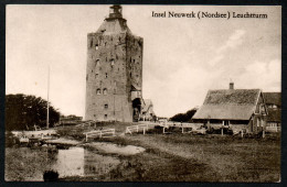 2719 - Alte Ansichtskarte - Insel Neuwerk - Leuchtturm - N. Gel TOP - Cuxhaven