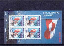 Groenland - Yvert BF 9 ** - MNH - Eskimo´s - Drapeaux - Valeur 22 Euros - Blocks & Sheetlets
