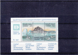 Groenland - Yvert BF 1 ** - MNH - Oiseaux - Mouettes - Valeur 12 Euros - Blocks & Sheetlets