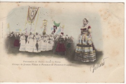 29 - Cpa 1900 - SIGNEE VILLARD ILLUSTRATEUR -  PROCESSION DE STE ANNE LA PALLUE - FEMMES DE PLONÉVEZ PORZAY - Plonévez-Porzay