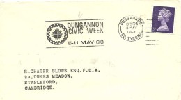 POSTMARKET DUNGANNON CIVIC WEEK 1968 - Postmark Collection