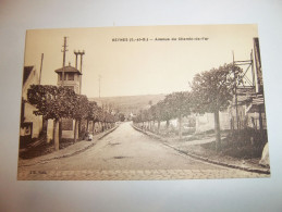 5ada - CPA - BEYNES - Avenue Du Chemin De Fer - [78] - Yvelines - - Beynes