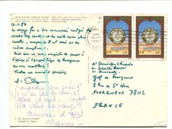 NEPAL - Cp Affranchie Pour La France - 1989 - Nepal