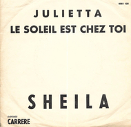 SP 45 RPM (7")  Sheila  "  Julietta  "  Juke-box Promo - Verzameluitgaven