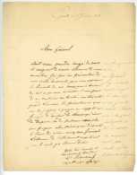 5e REGIMENT D’INFANTERIE DE LIGNE – Deux Lettres (au Général Baron De Beurnonville), D'officiers GRENOBLE - Documents Historiques
