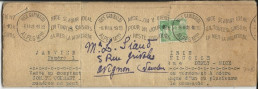 ALPES MARITIMES - 1949 - 5F TYPE GANDON SEUL Sur CATALOGUE (SOUS BANDE JOURNAL) De La LIBRAIRIE NICOISE Avec MECA - 1945-54 Marianne Of Gandon
