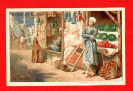 Chocolat Guérin Boutron, Jolie Chromo Lith. Vieillemard BV23-26, Tour Du Monde, Egypte, Le Caire - Guérin-Boutron