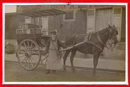 TRANSPORT --  Attelage - CHEVAUX - Carte Photo - RARE - Non Située - Sonstige & Ohne Zuordnung