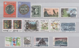 NORGE NORVEGE ENTRE N° 792 Et 1054 (o) (YT) 15 TIMBRES DIFFERENTS BONNE VALEUR - Collections