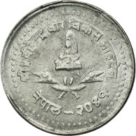 Monnaie, Népal, SHAH DYNASTY, Birendra Bir Bikram, 10 Paisa, 1992, TTB+ - Nepal