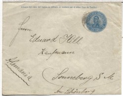 ARGENTINA ENTERO POSTAL A ALEMANIA - Entiers Postaux